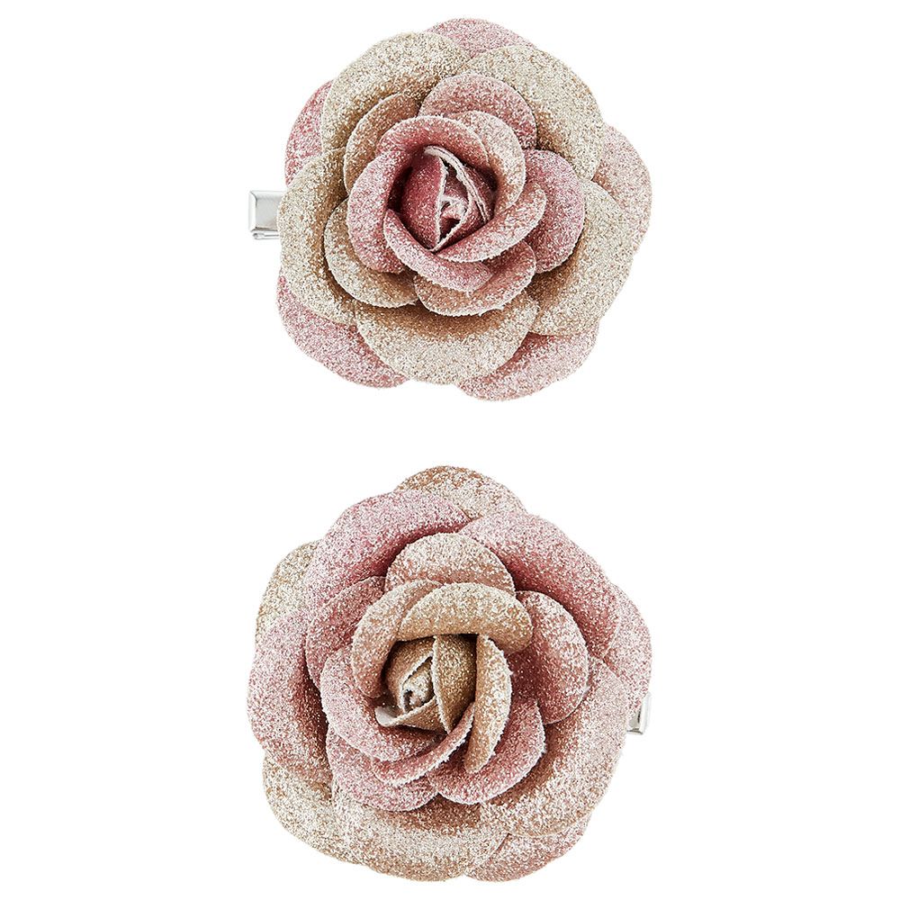 Rose on sale hair clips