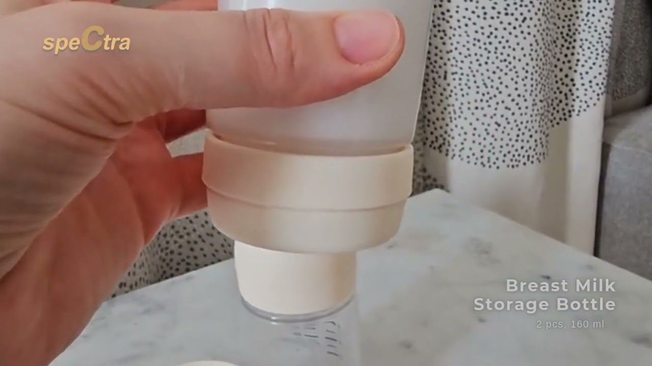 Spectra - Breast Milk Storage Bottle - Assorted - Pack of 2 - 160ml