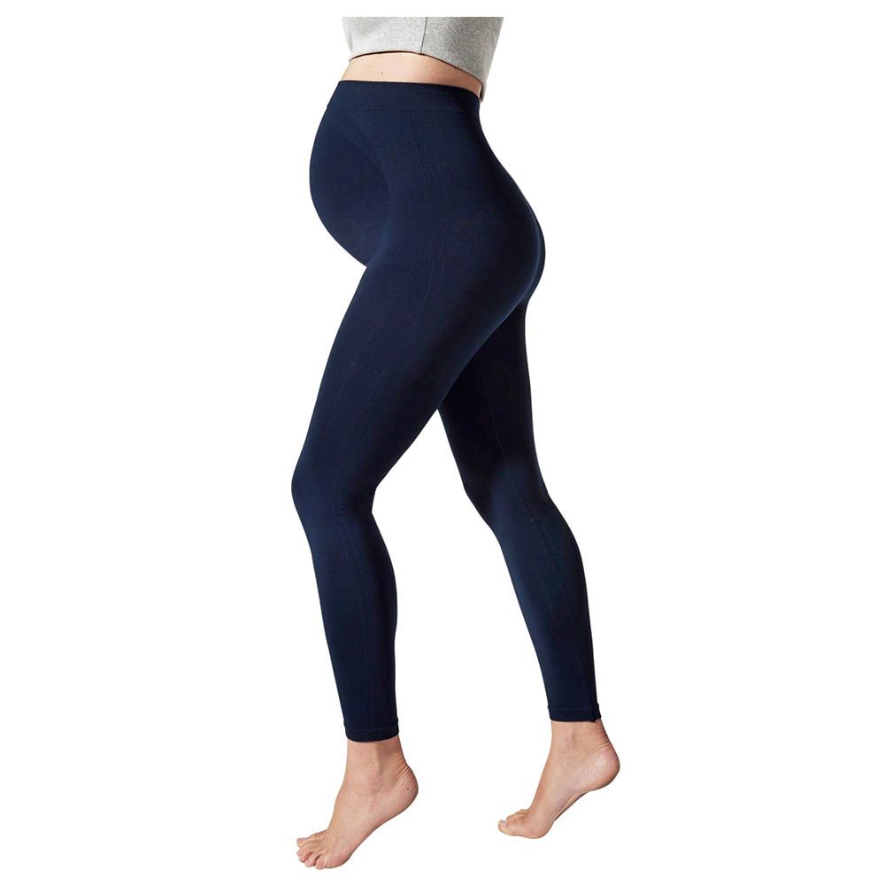 Mums & Bumps - Maternity Belly Support Leggings - Navy