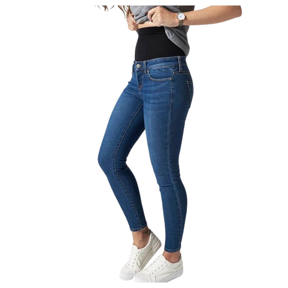 Mums & Bumps - Blanqi Postpartum Support Skinny Jeans - Medium Wash