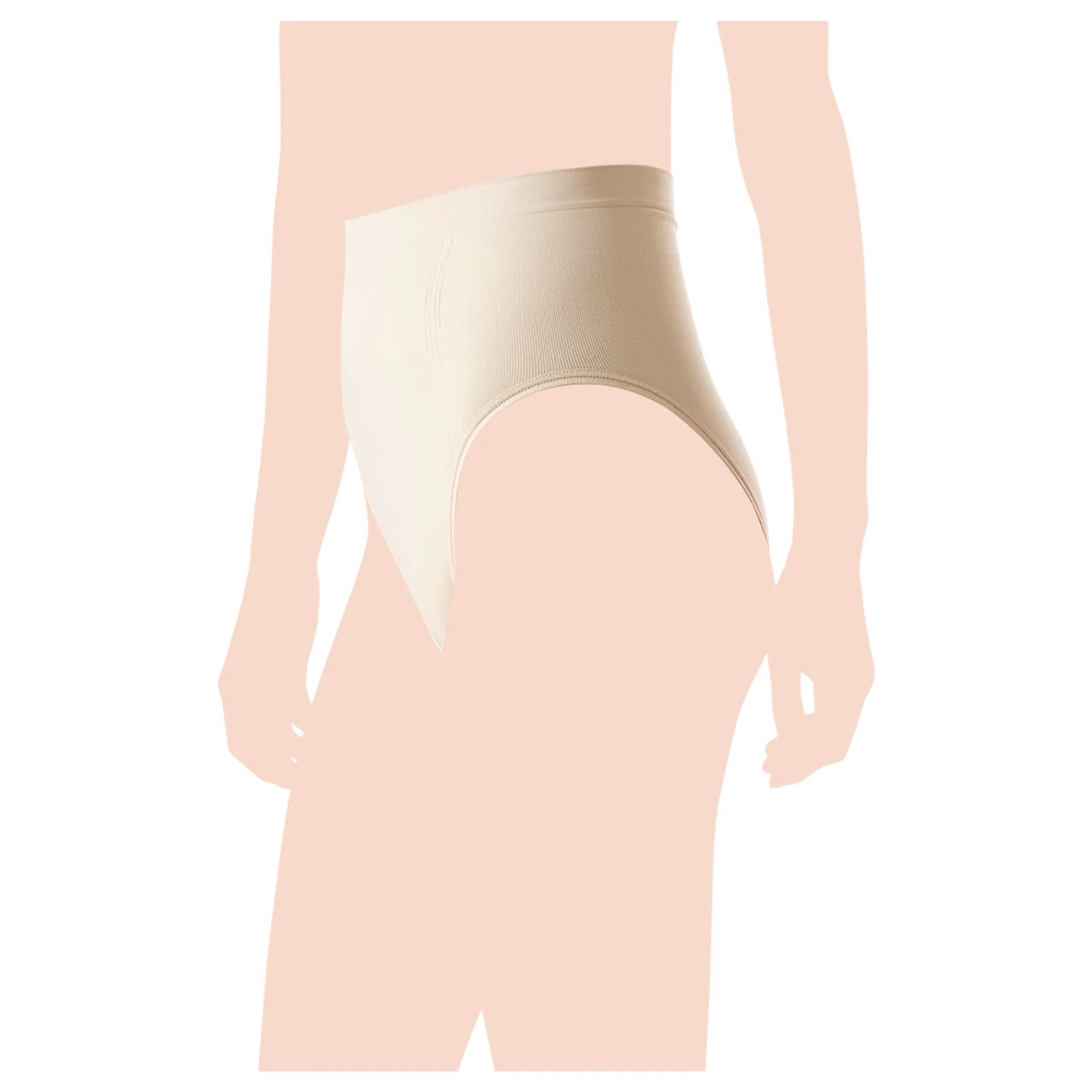 Mums & Bumps - C-section Postpartum Brief - Nude