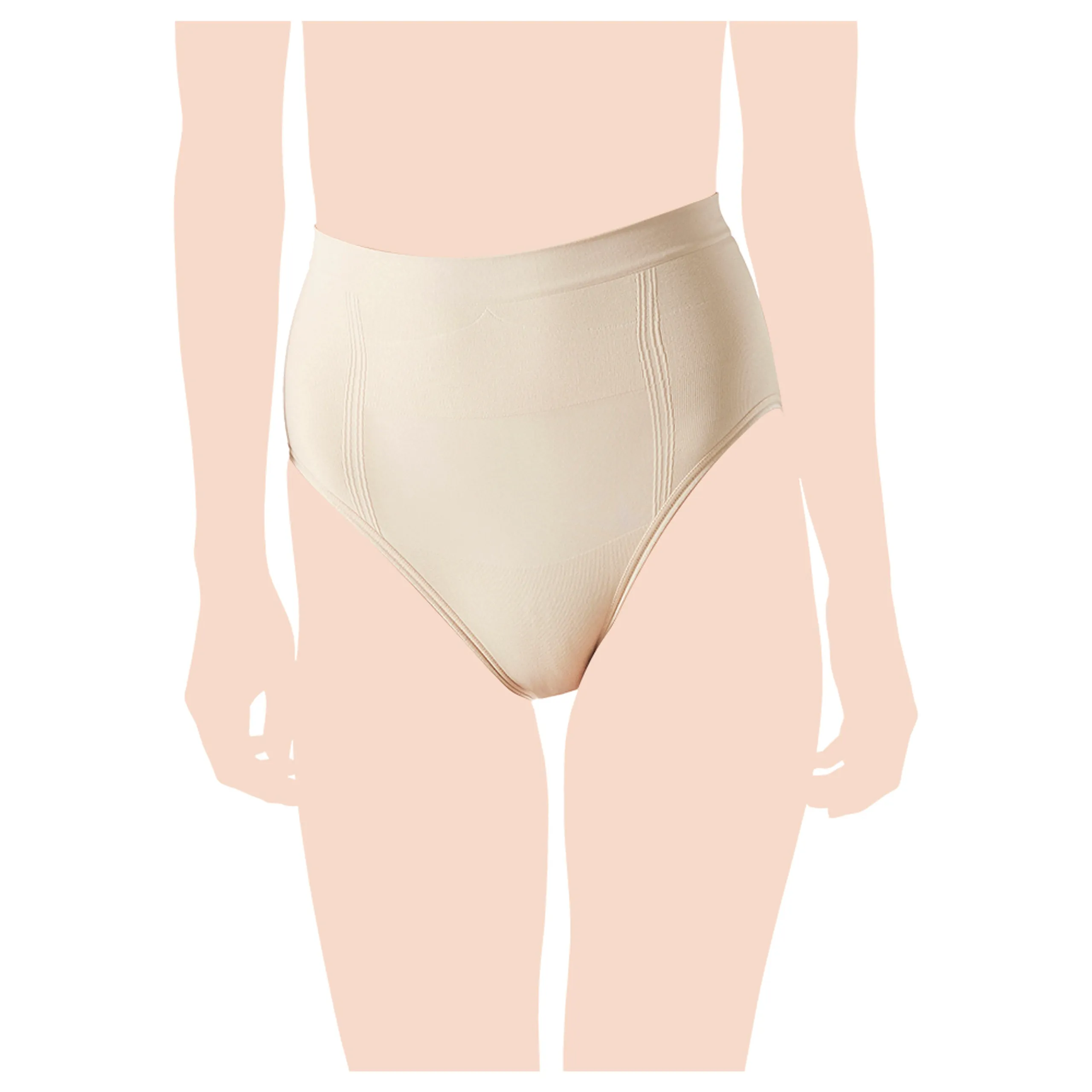 Mums & Bumps - C-section Postpartum Brief - Nude