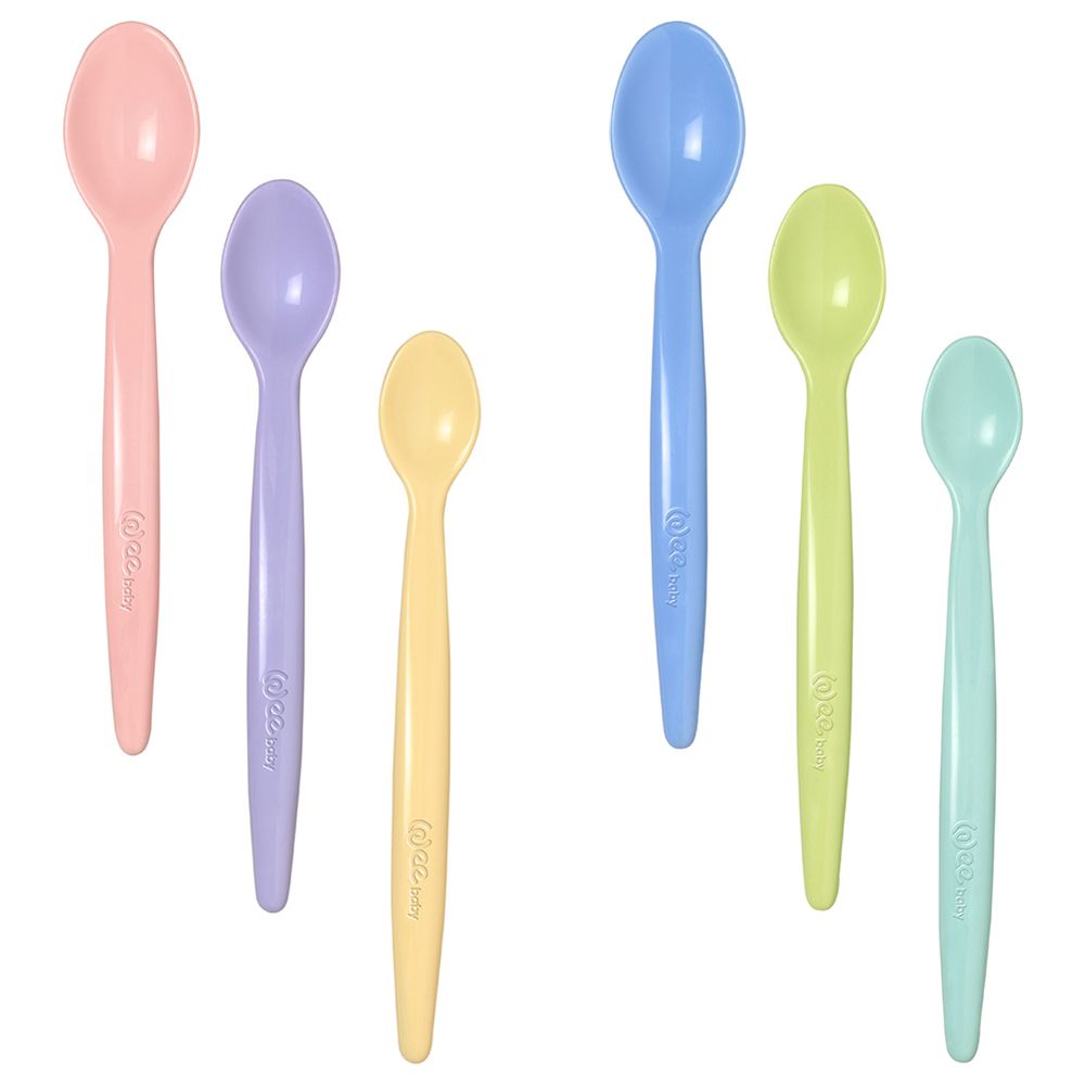 Munchkin Soft Tip Infant Spoon set, Multi color, 6 pack - Assorted Pre