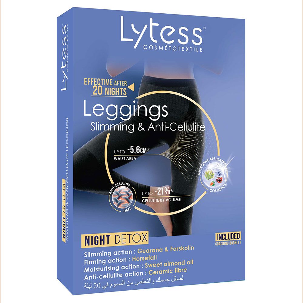 Lytess - Night Detox Slimming & Anti-Cellulite Leggings - Black