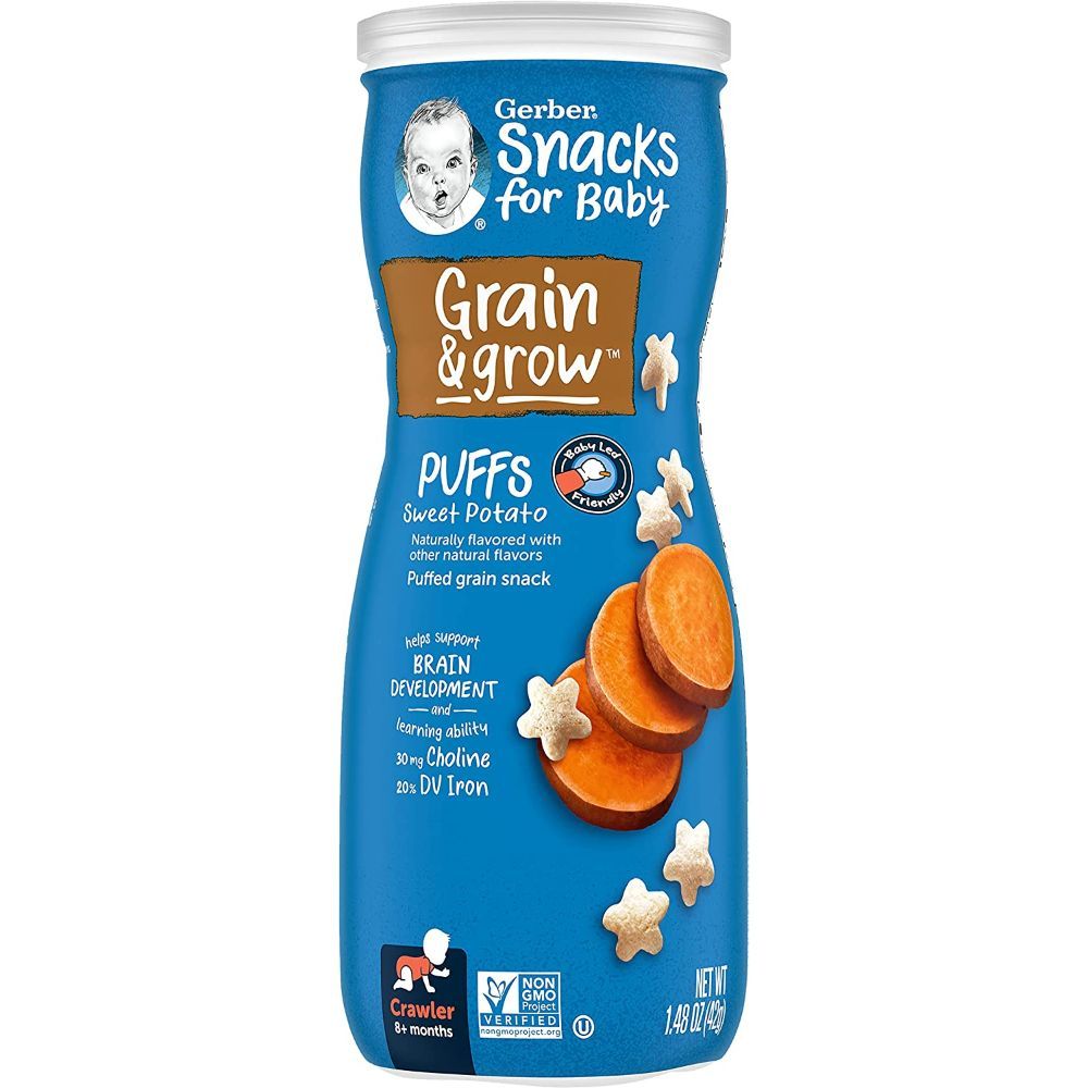 Gerber Puffs Sweet Potato 42 Buy at Best Price from Mumzworld