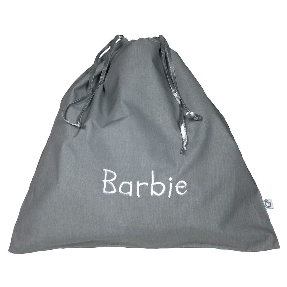 Me Organic Toy Storage Bag Messy Me Barbie Grey Buy at