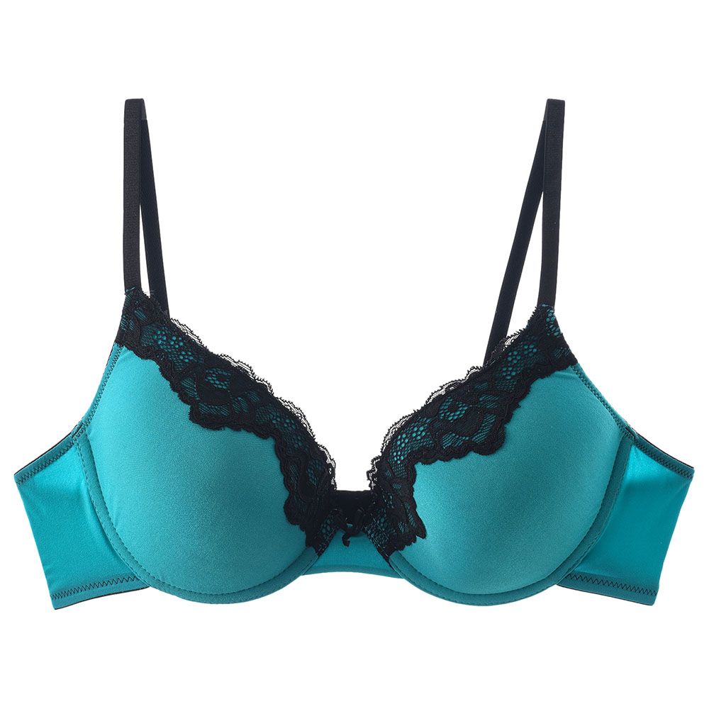 Lacy dreams - Casual Lace Bra - Turquoise