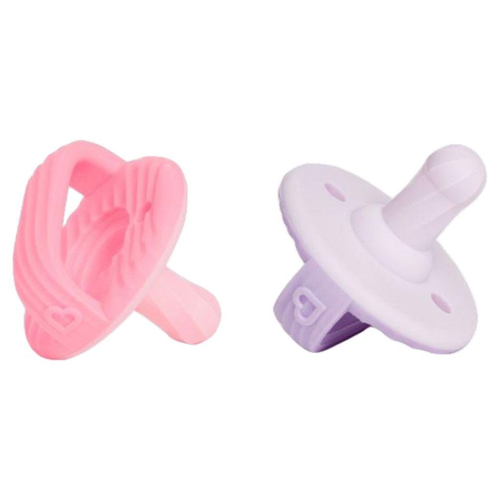 Munchkin Sili Soothe Teether Pack Of 2 Pink Purple