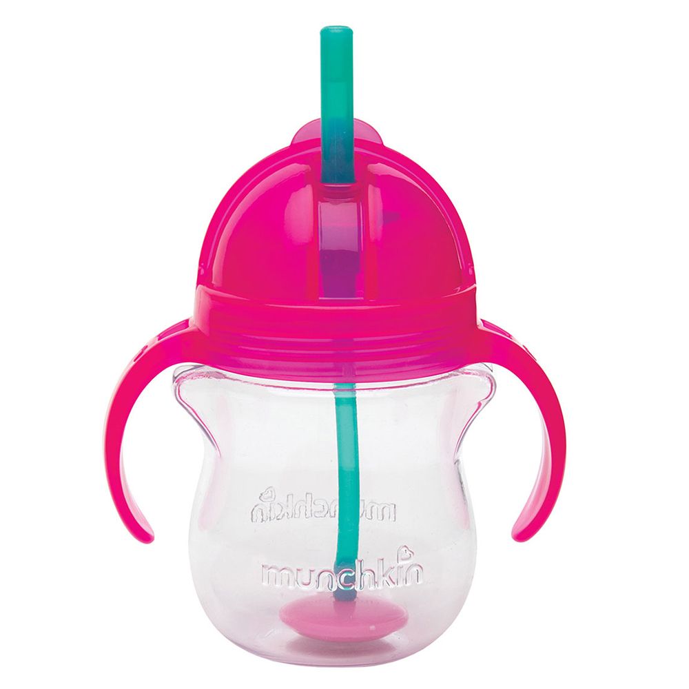 Munchkin Click Lock Weighted Flexi Straw Trainer Cup - Blue - 7 oz