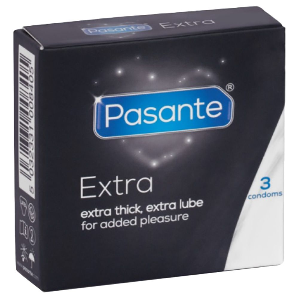 Pasante Extra Safe Condoms 3pcs Buy at Best Price from Mumzworld