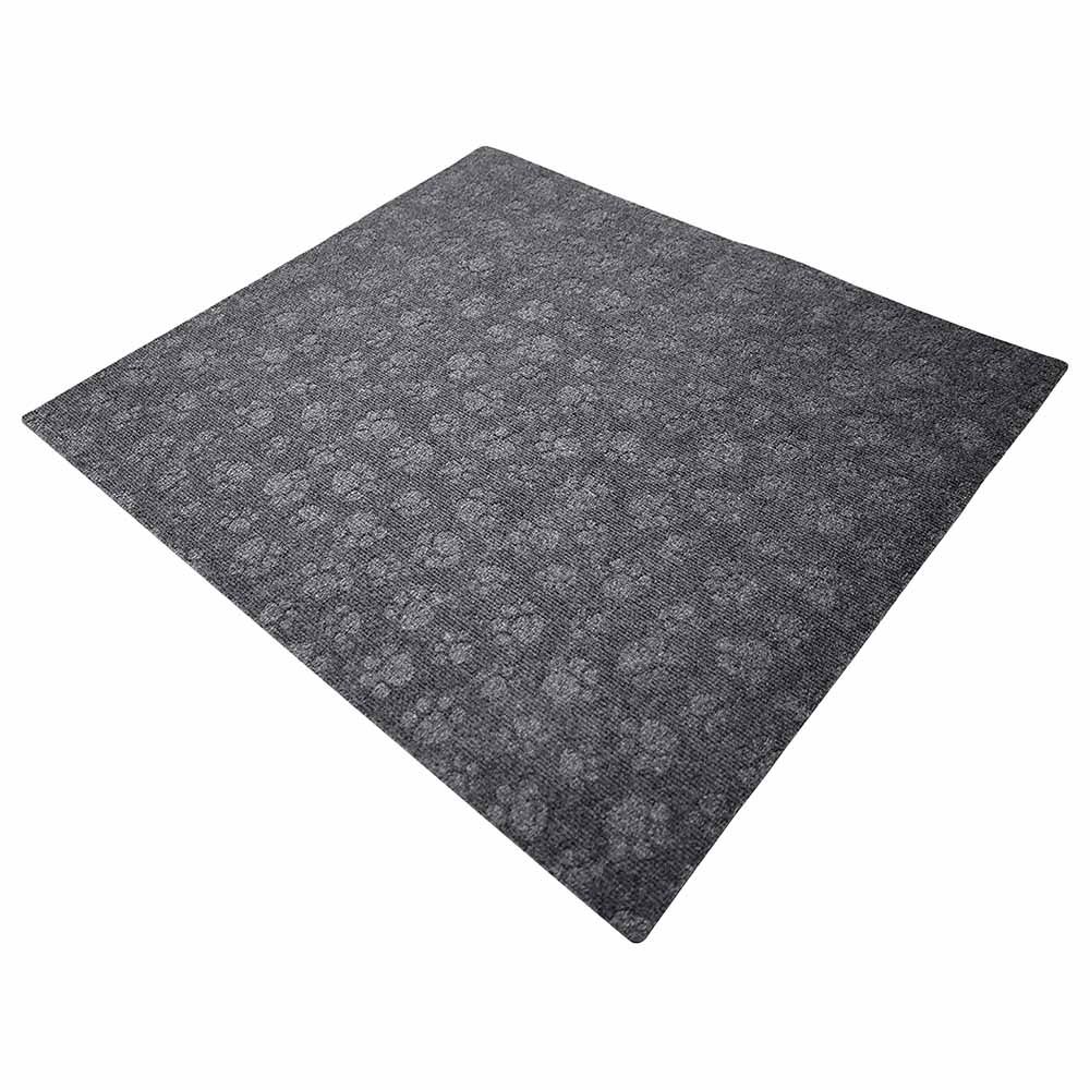 Drymate - Cat Litter Mat Debossed Paw Litter Mat - Taupe