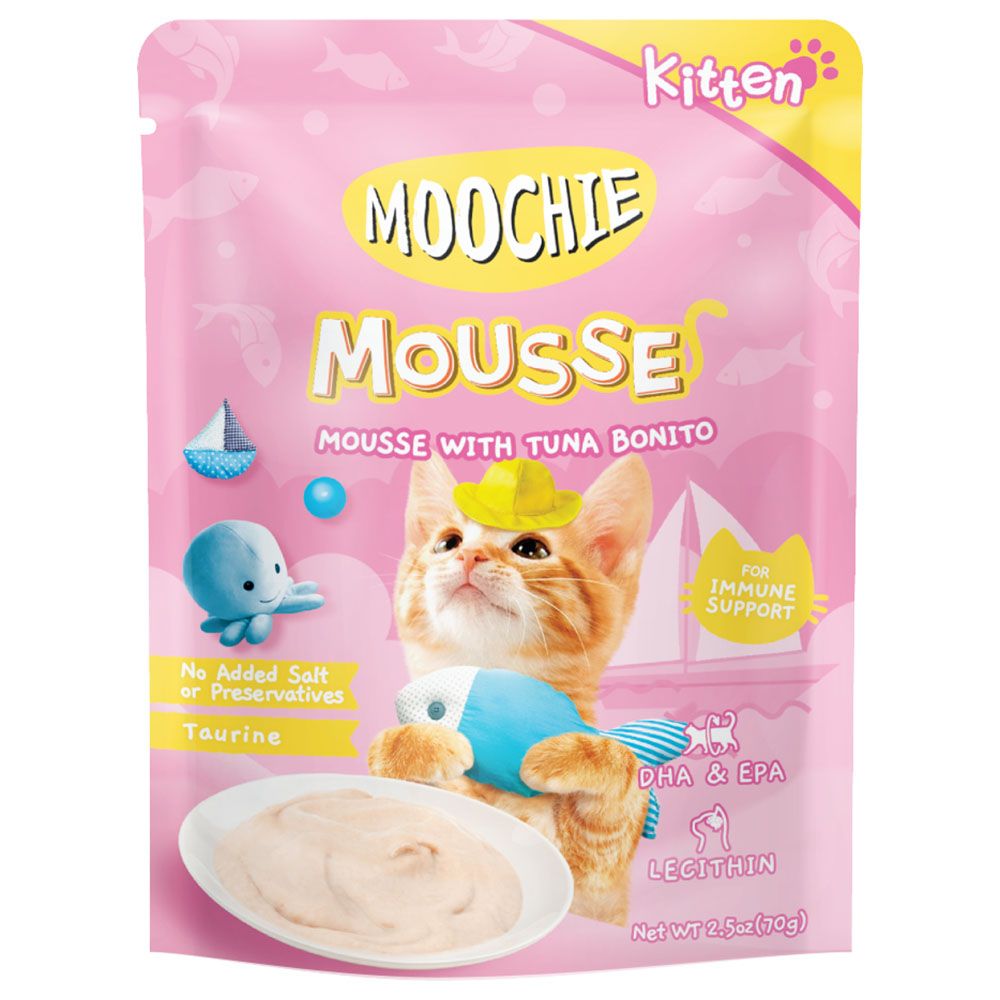 Moochie Kitten Mousse With Tuna Bonito 70g