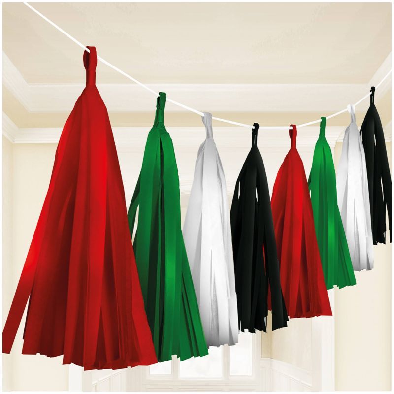 Foil clearance tassel garland