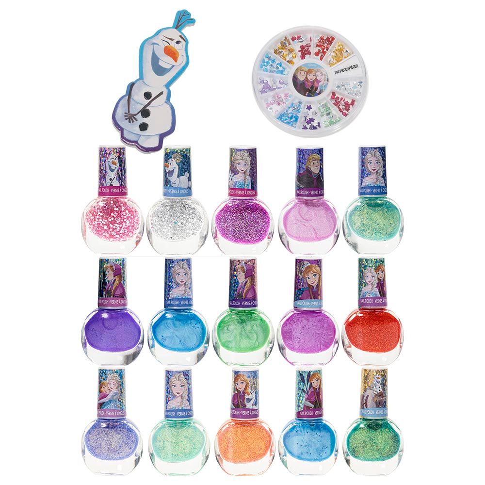Amazon.com: Disney Frozen 2 - Townley Girl Super Sparkly Cosmetic Makeup Set  for Girls with Lip Gloss Nail Polish Nail Stickers - 11 Pcs|Perfect for  Parties Sleepovers Makeovers| Birthday Gift for Girls