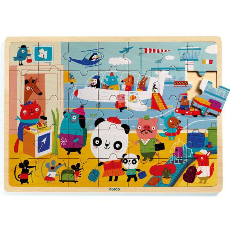 Djeco Puzzlo Music Wooden Jigsaw Puzzle - Imagination Toys