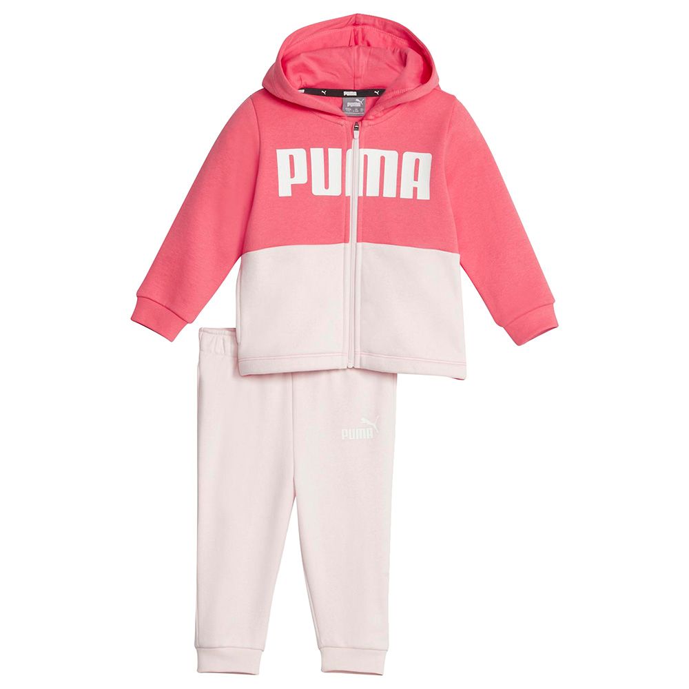 Red puma jogging best sale suit