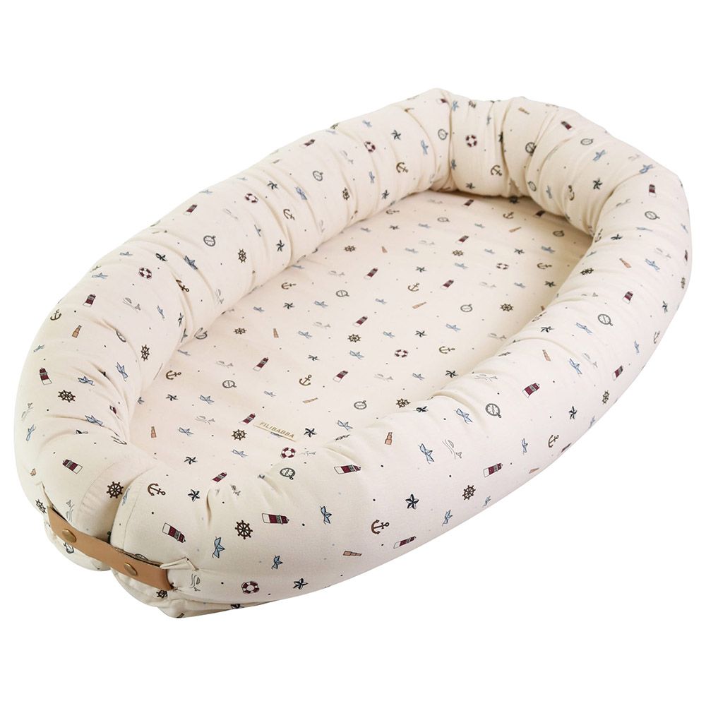 Filibabba Premium Kapok Babynest Little Sailor