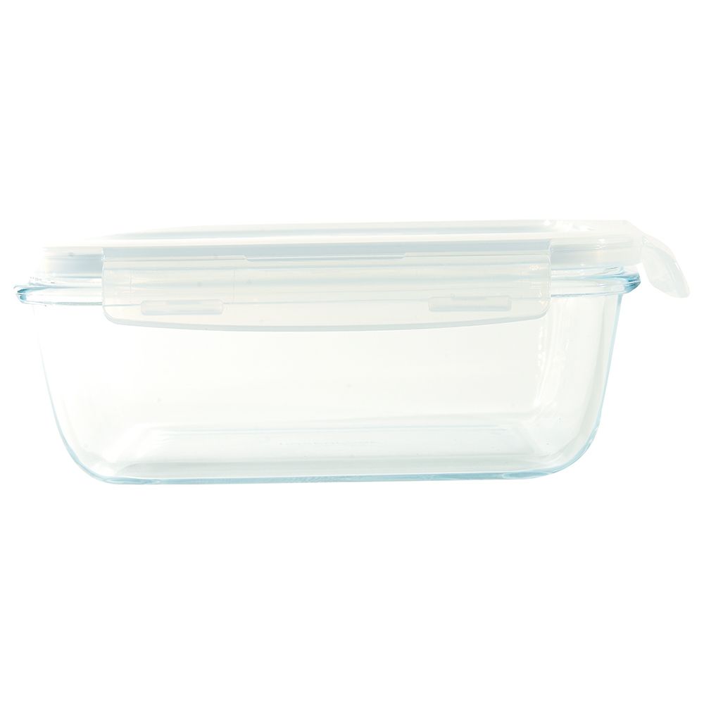 Lock&lock Rect. Short Food Container 550ml with Divider