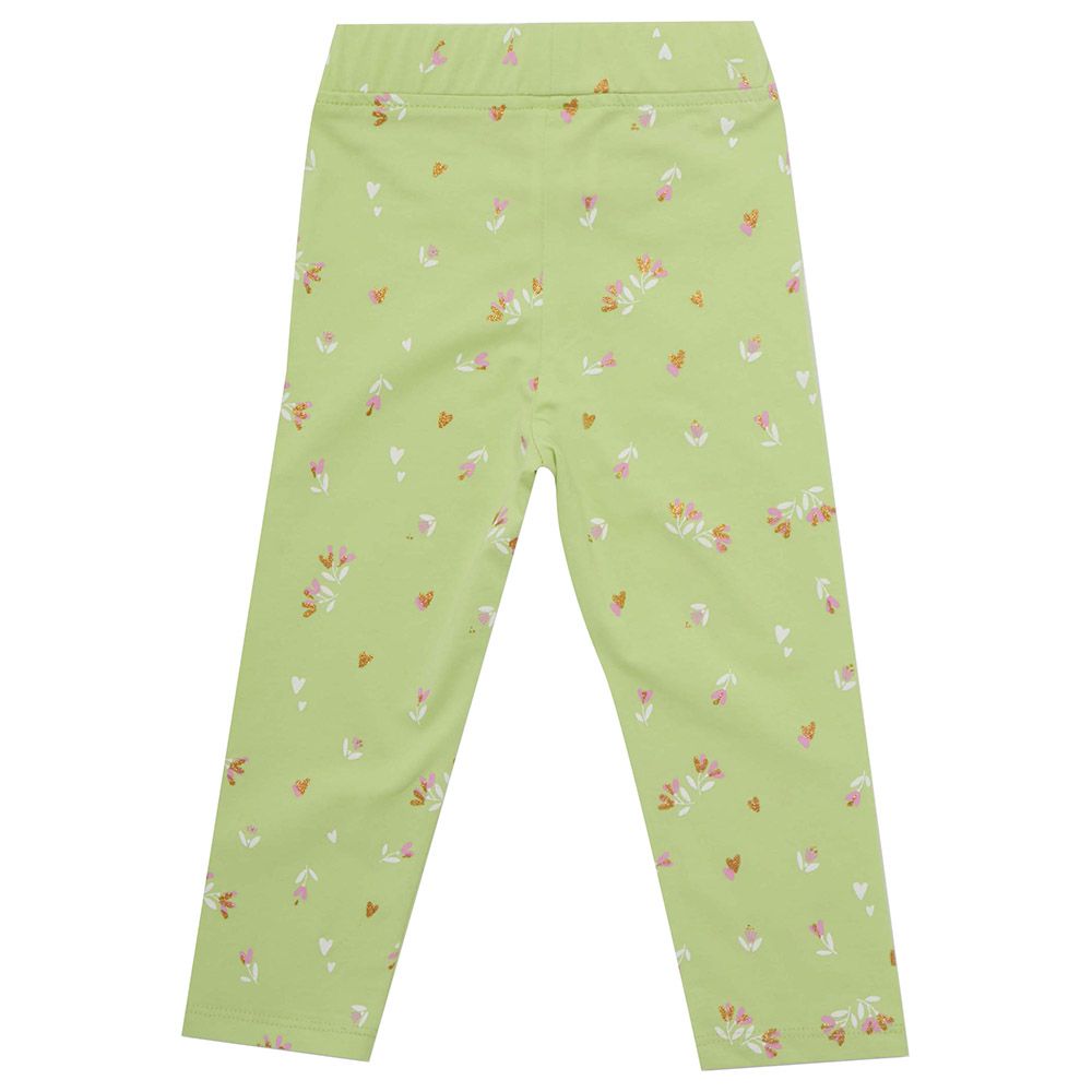 Baby girl green sales leggings