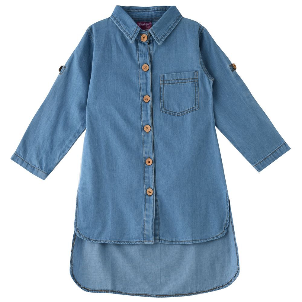Flower denim sales