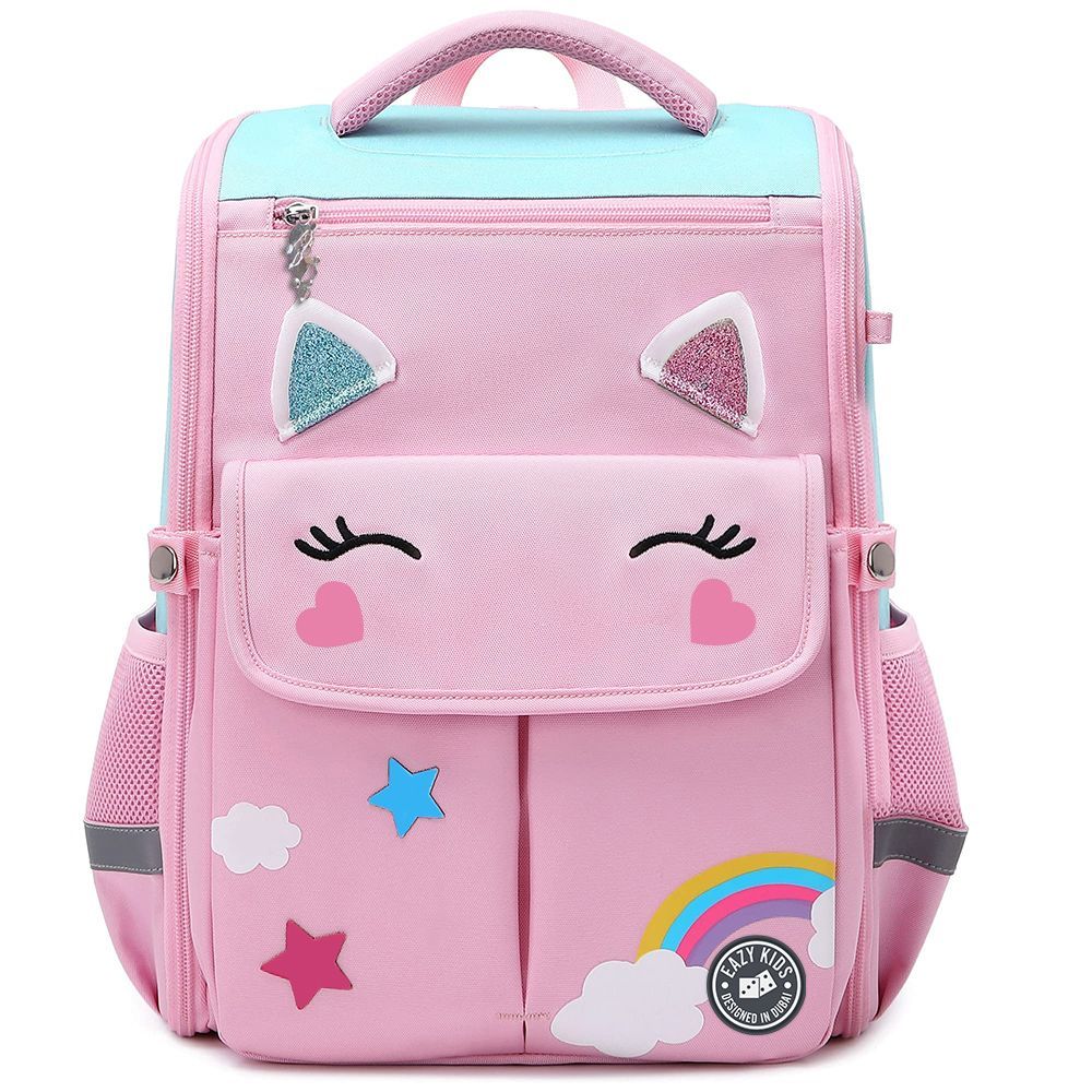 Unicorn Backpack, Hot Pink Back to School Unicorn Lover Bag, Kids