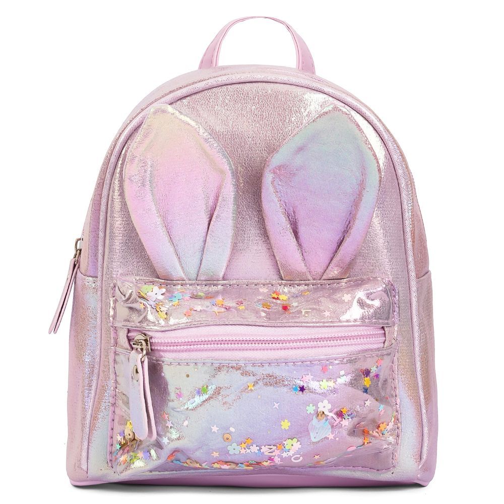 Eazy Kids School Backpack 8 Inch Rabbit Purple