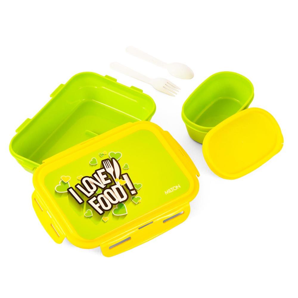 Milton Fun Treat Lunch Box w Container 1200ml Green