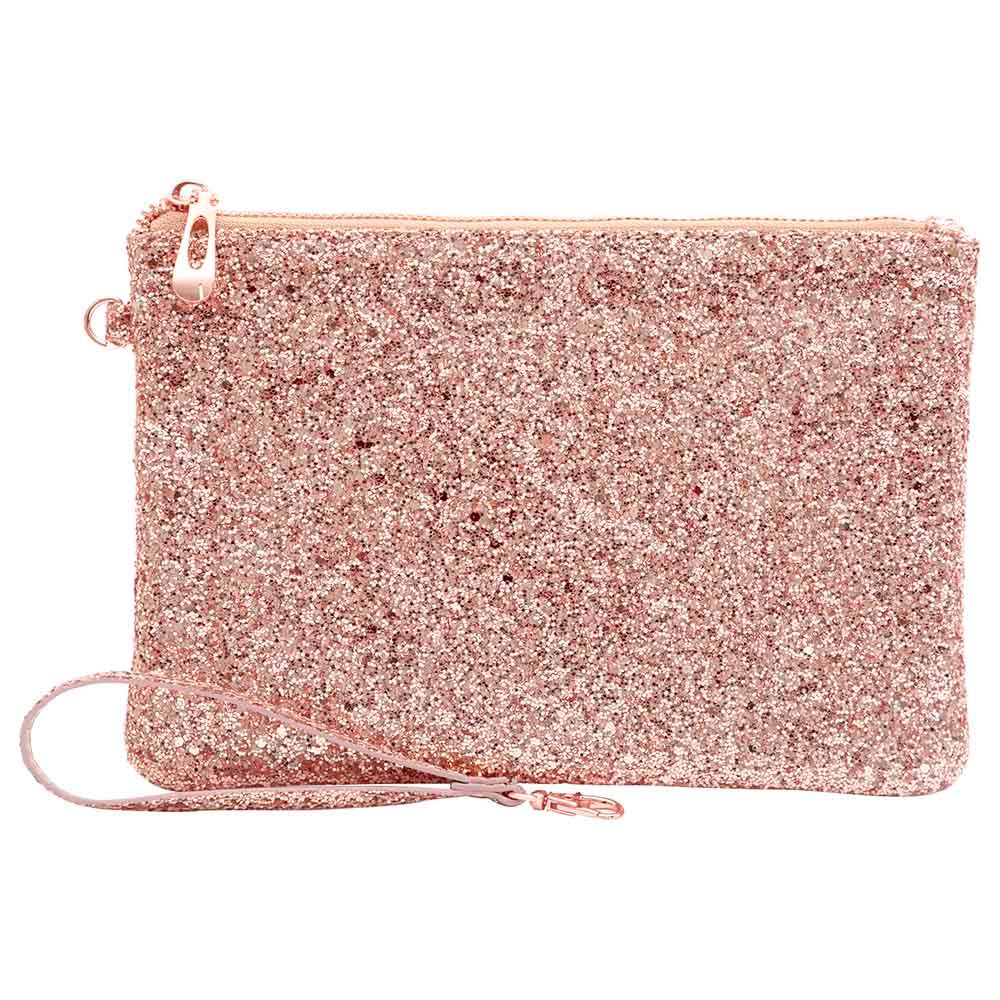Go Stationery All That Glitters Pouch Sequin Rose Gold Buy at