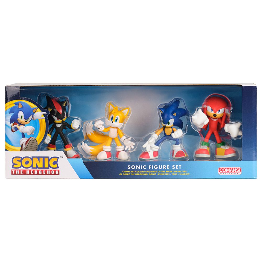 Sonic the Hedgehog 7 Inch Sonic, Shadow, Knuckles and Tails