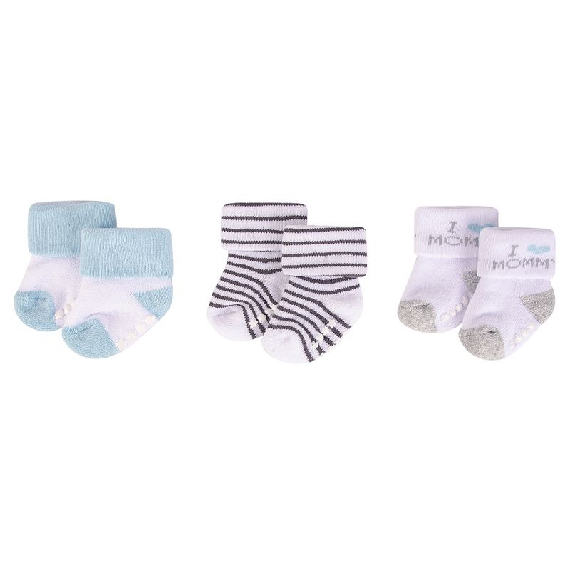 Hudson Childrenswear I Love Mom Baby Socks Pack of 3 Buy at