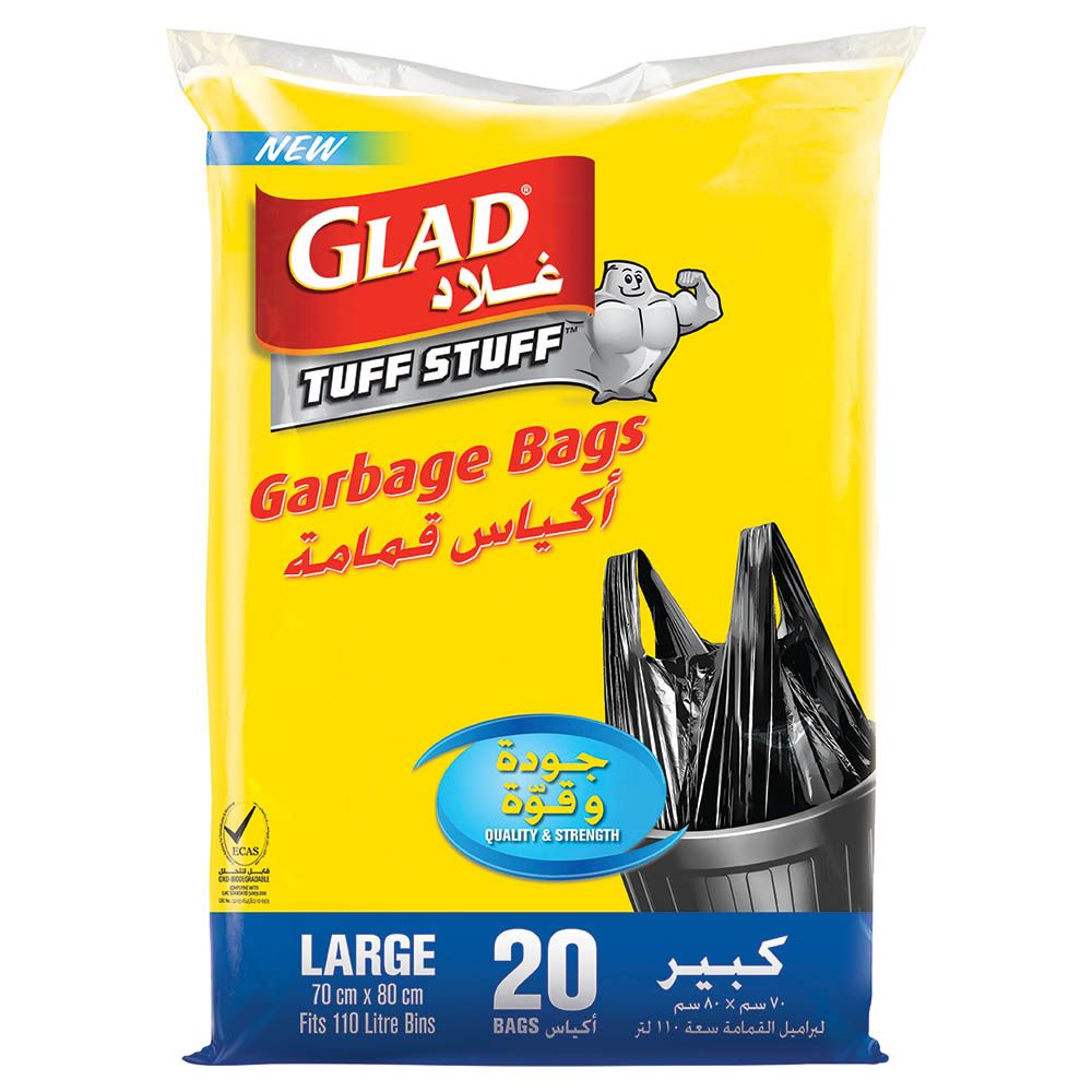 Glad large clearance garbage bags