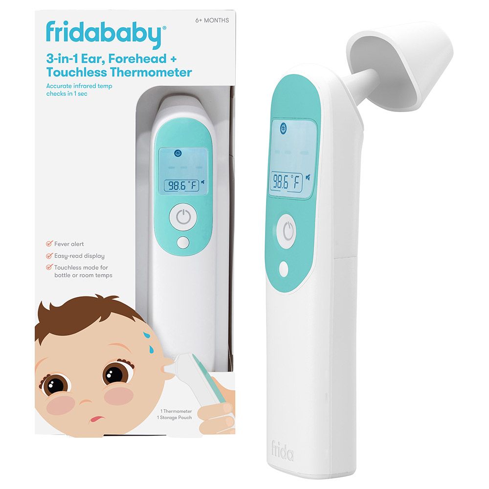 Fridababy - 3-in-1 Infrared Thermometer - Ear, Forehead & Touchless