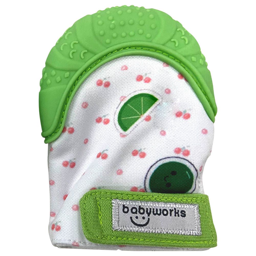 Best baby teething best sale mitten