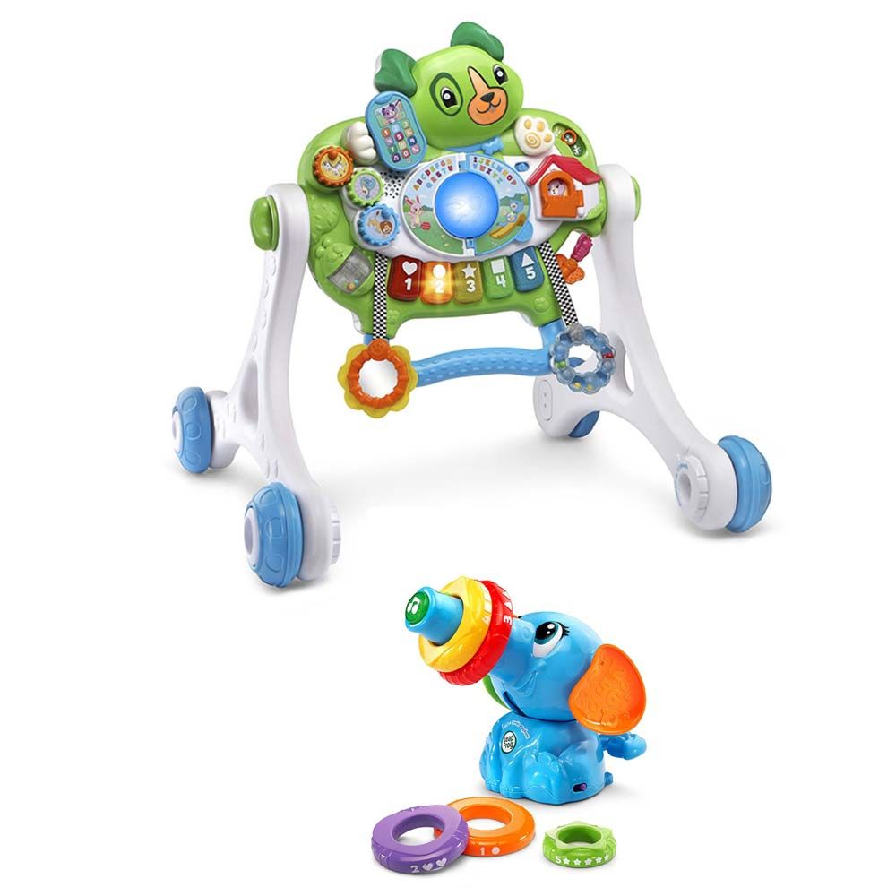 Leap Frog Get Up Go Walker And Stack Tumble Elephant Buy