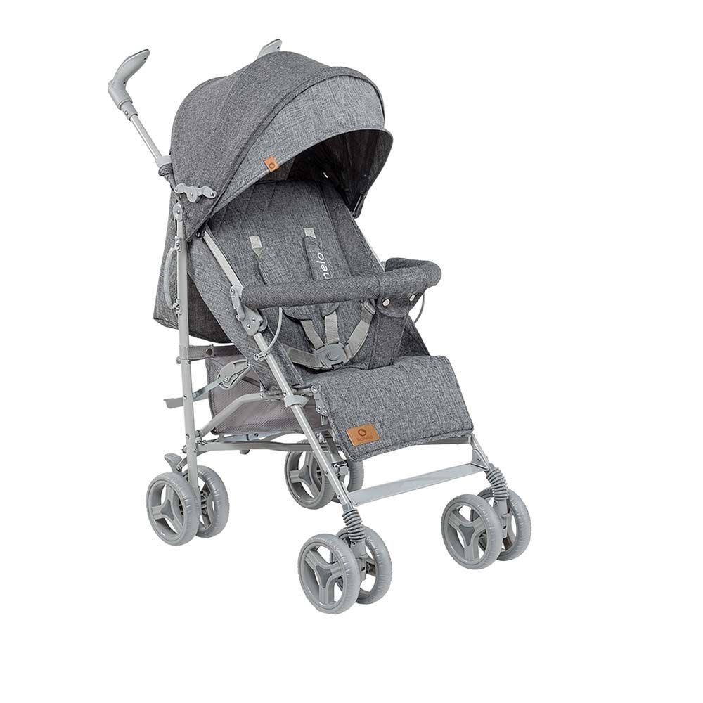 Baby Lionelo Lightweight Pram Stroller Buggy Pushchair Julie Black/Black