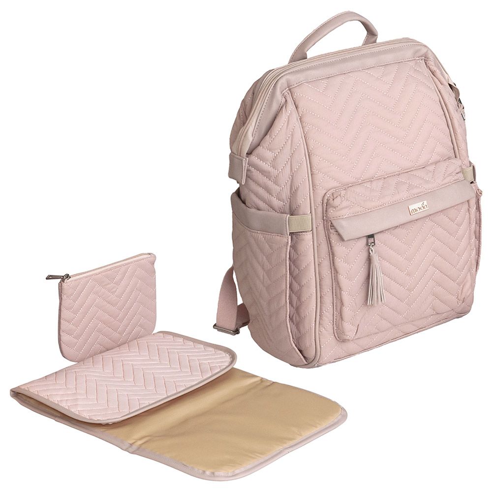 Moon - Elisa Diaper Backpack - Pink Color