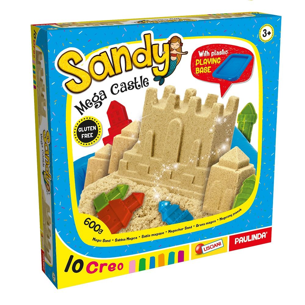 Lisciani Sandy Mega Castle w Plastic Molds Stem Toy 600g Buy
