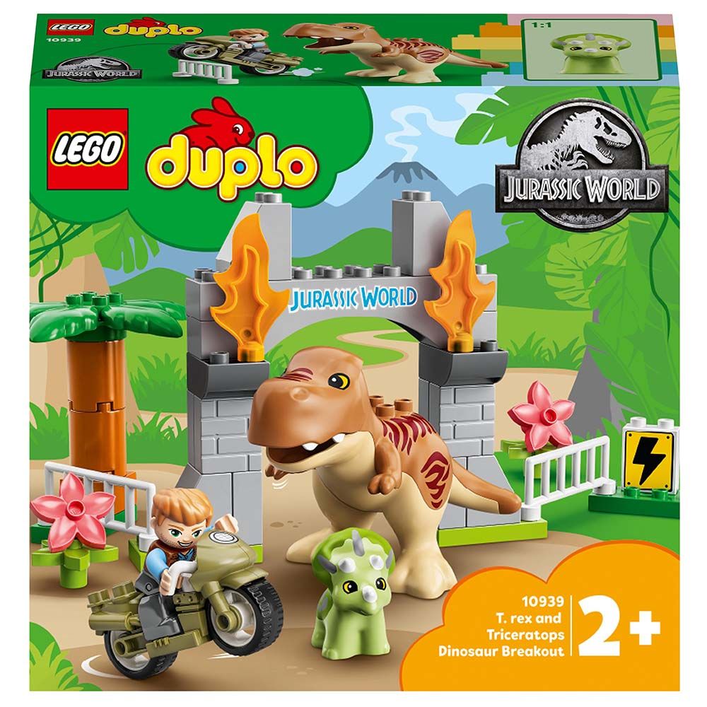 Lego Duplo T. Rex Triceratops Dinosaur Breakout 36pcs Buy at