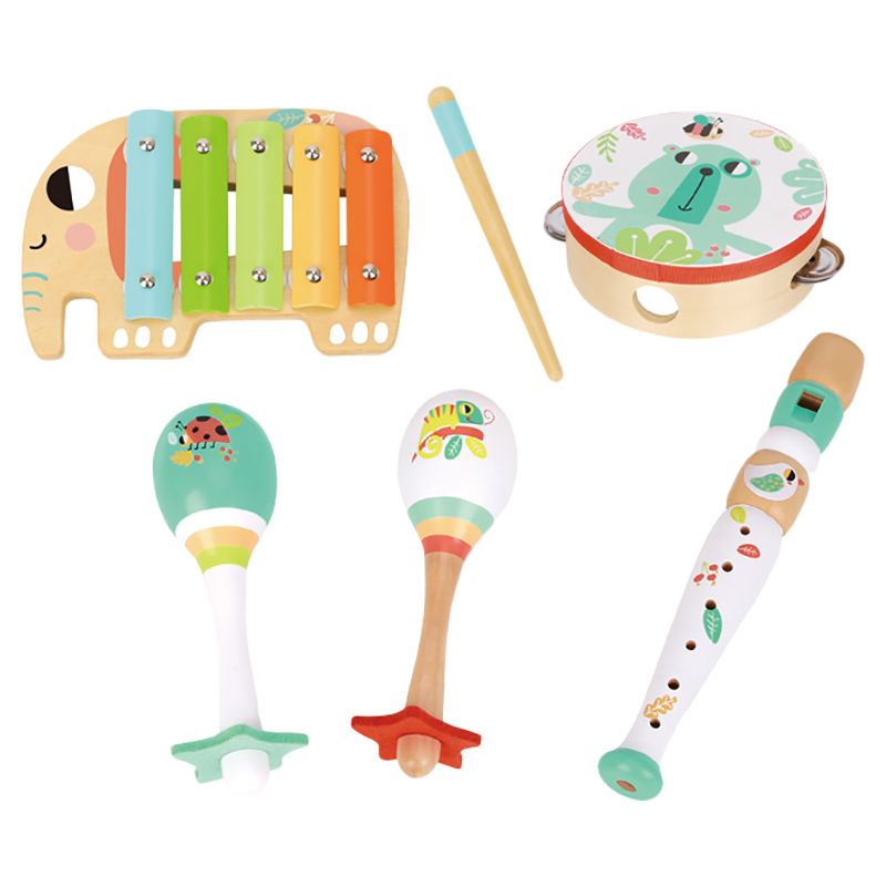 Wooden musical instrument sales set