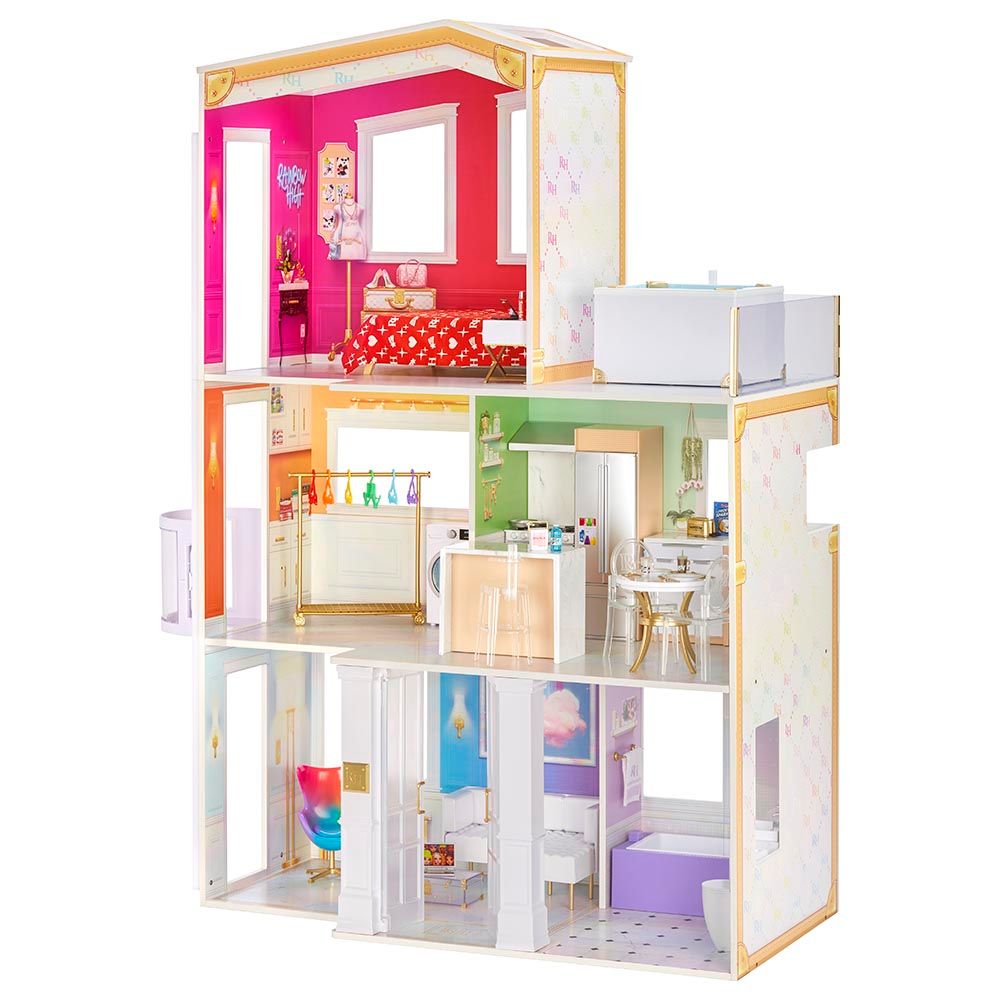Barbie doll house 3 story shop