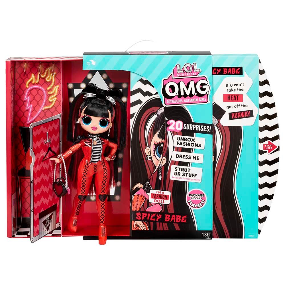 L.O.L. Surprise OMG Spicy Babe Fashion Doll S4 With 20 Surprises