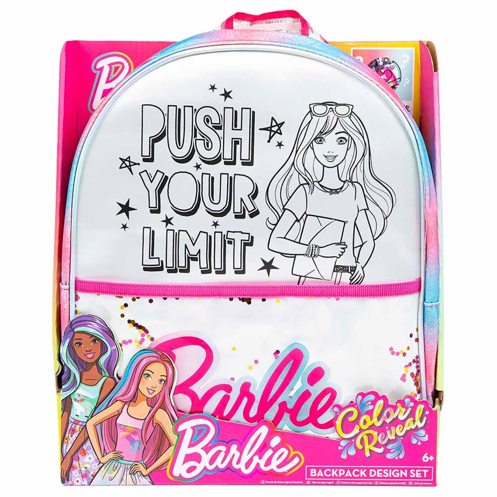 Barbie - Colour Reveal DIY Backpack Design Set