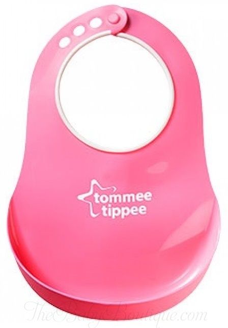 Tommee Tippee Essentials Comfi Neck Catch Bib Pink Buy at Best