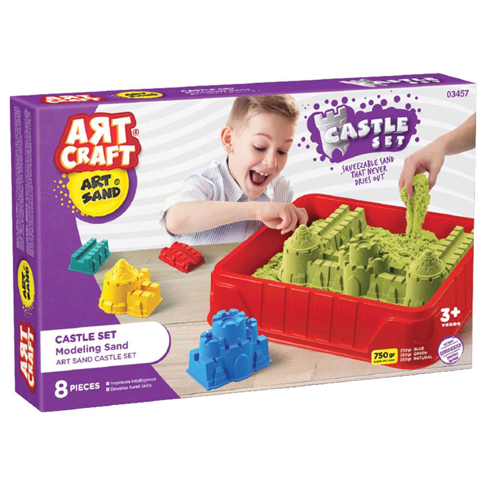 Kinetic sand online castle kit