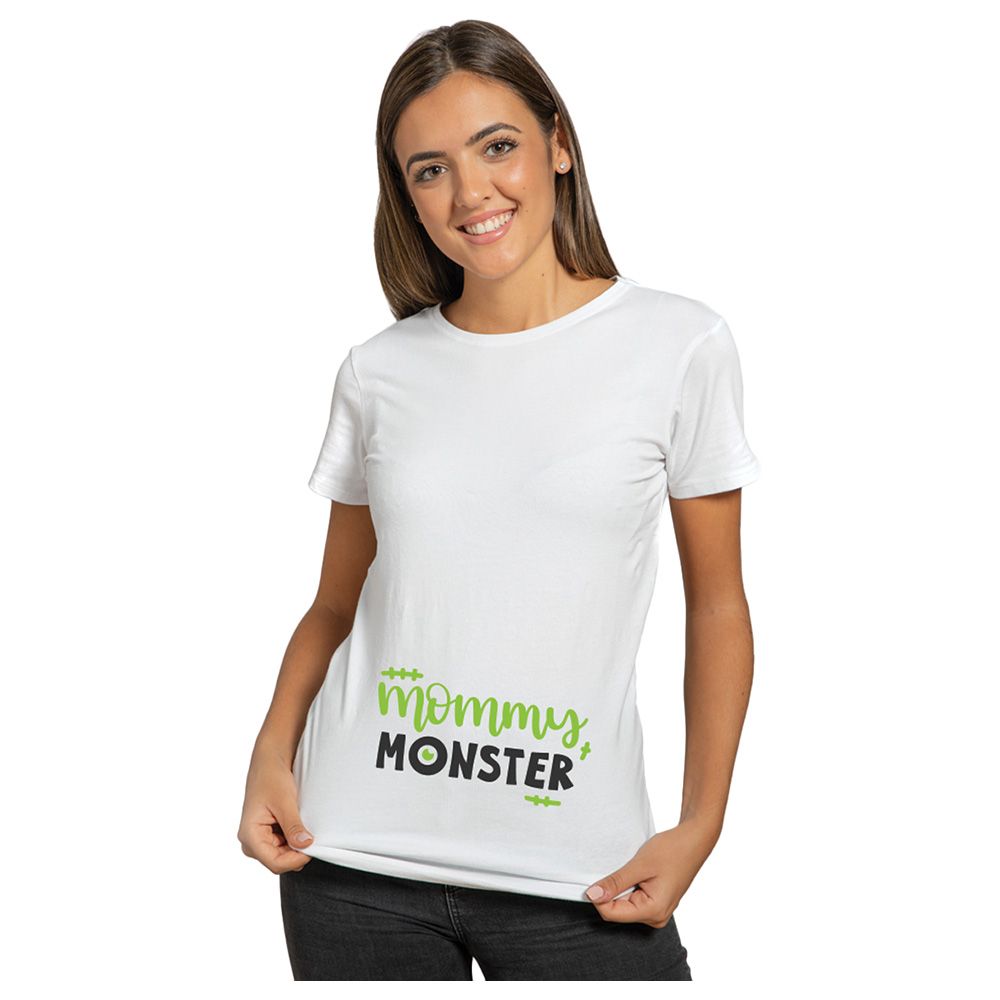 monster t shirt white