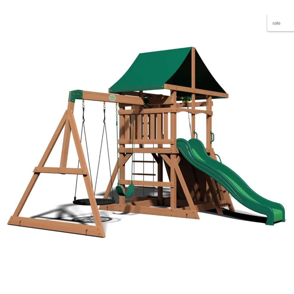 Smoby swing set playhouse outlet