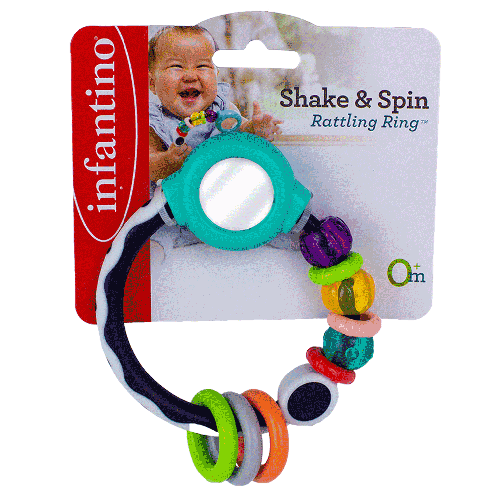 Infantino - Shake & Spin Rattling Ring