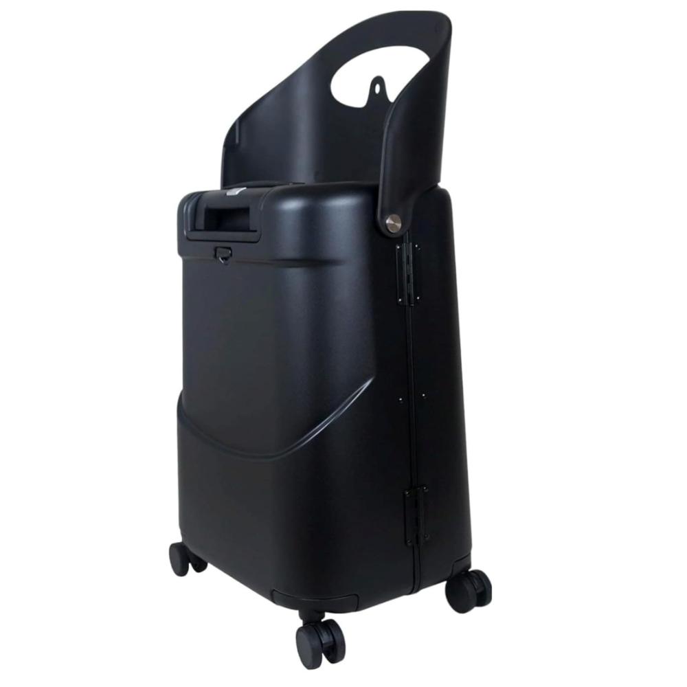 Miamily - Check-In Luggage with Patented Child Seat - 24-Inch - Midnight Black