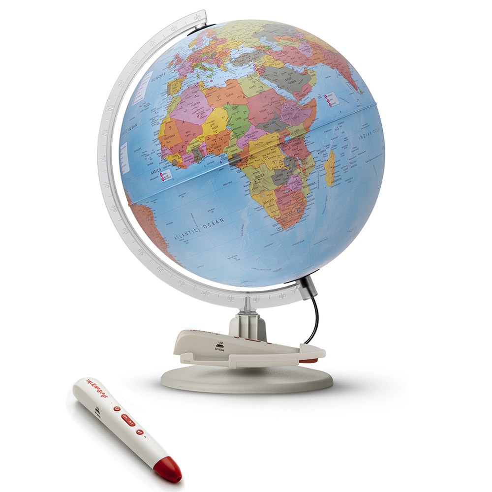 Tecnodidattica - Revolving Globe withLED - Blue