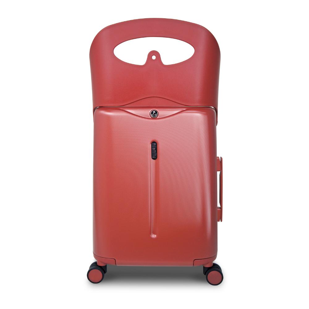 Miamily - Carry-On Luggage with Patented Child Seat - 18-Inch - Maroon Red 